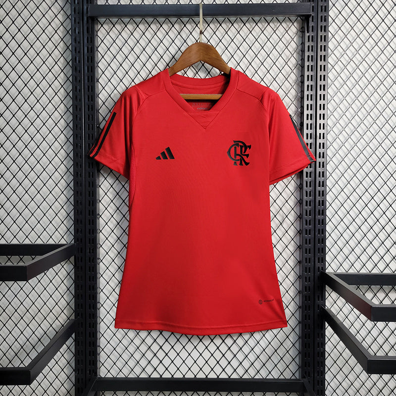 Jersey 23∕24 Flamengo Treino - Feminino - Vermelho