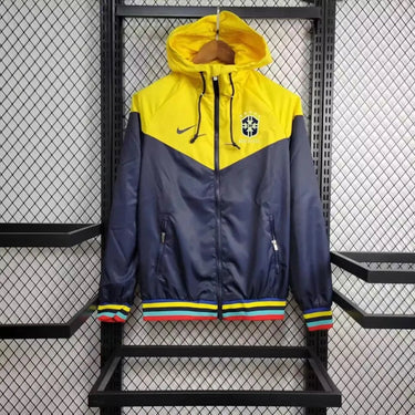 Windbreaker Seleção Brasileira 24/25 - Amarelo e Azul