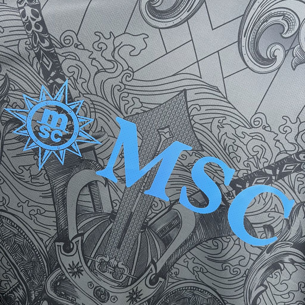 Jersey Napoli 24/25 Third  - Cinza