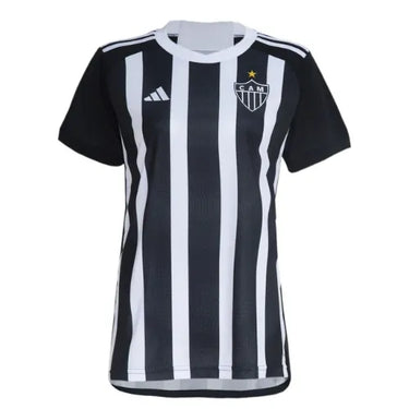 Jersey Atlético Mineiro Feminina Home 24/25 - Preta e Branca