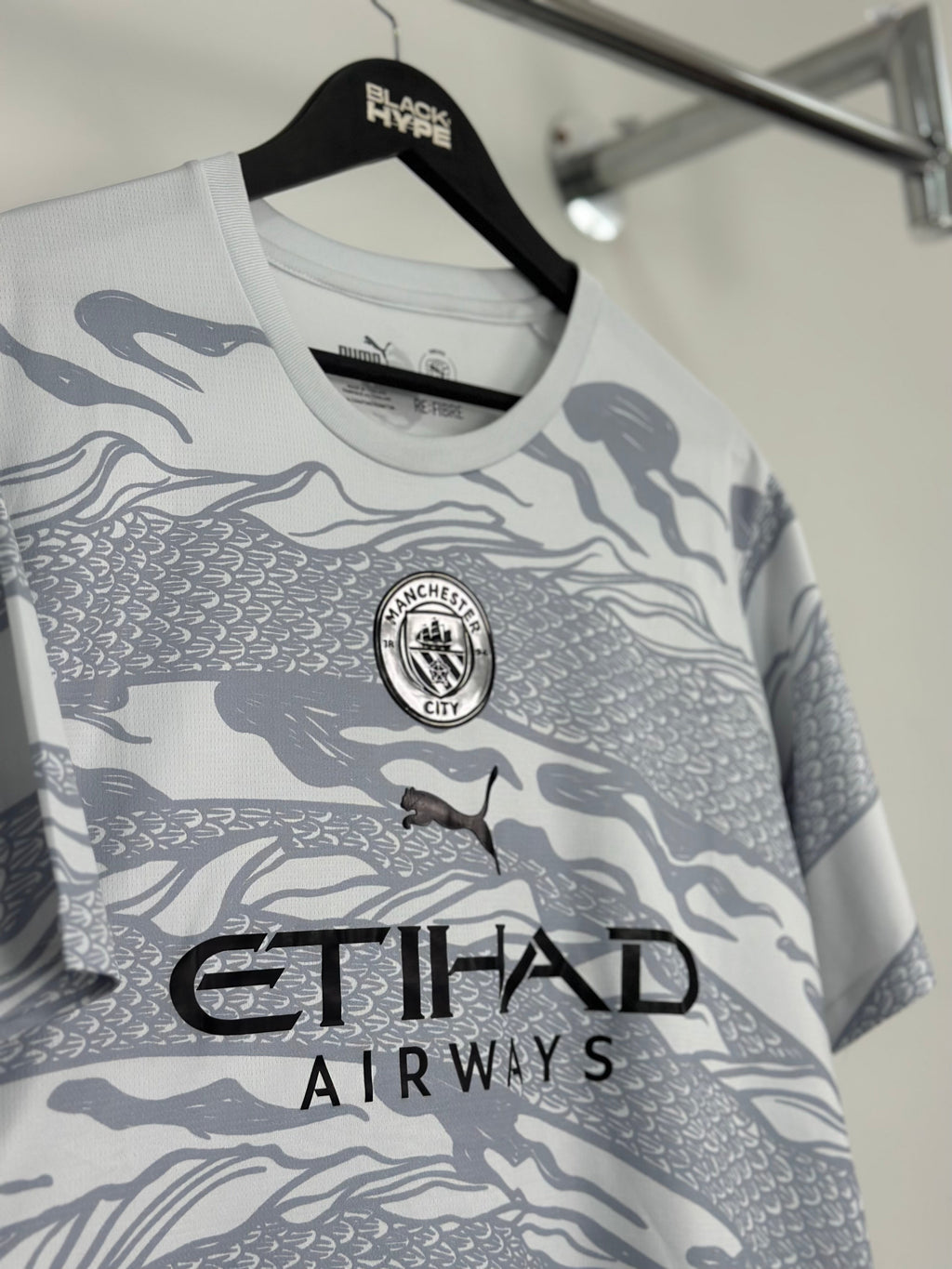 Jersey Manchester City “Ano do Dragão de Madeira” 24/25 s/n° Torcedor Masculina - Gray
