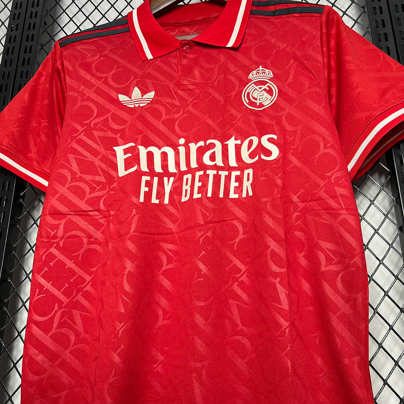 Jersey Real Madrid Vermelha 24/25