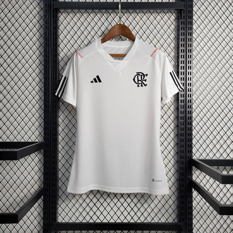Jersey 23∕24 Flamengo Treino - Feminino - Branco