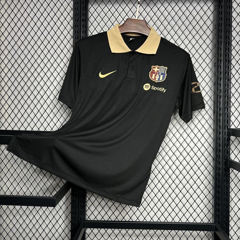 Jersey Barcelona Polo 24/25 - Preto