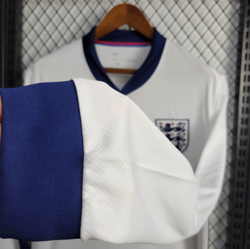 Jersey 24∕25 Manga longa Seleção da Inglaterra Branco