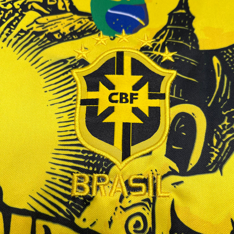 Jersey 24∕25 Seleção Brasil Edição Especial Amarelo