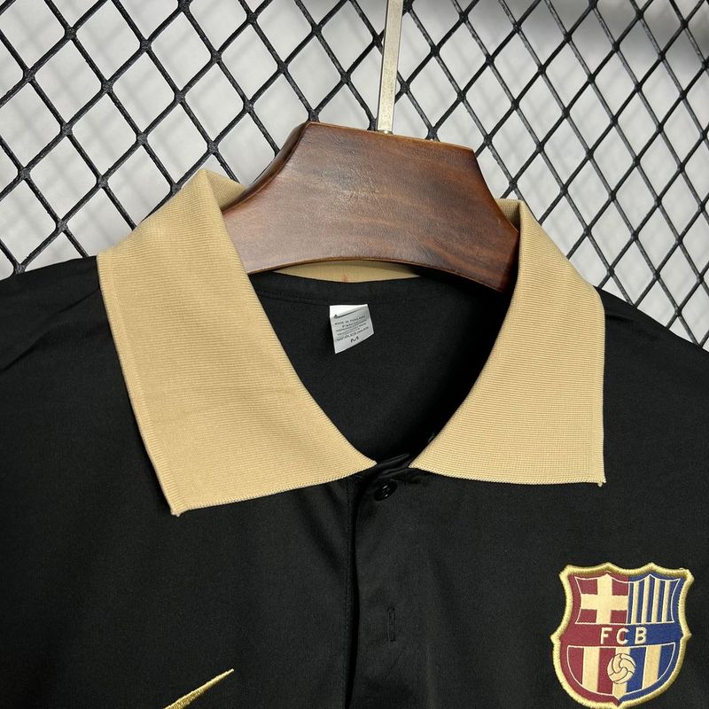 Jersey Barcelona Polo 24/25 - Preto