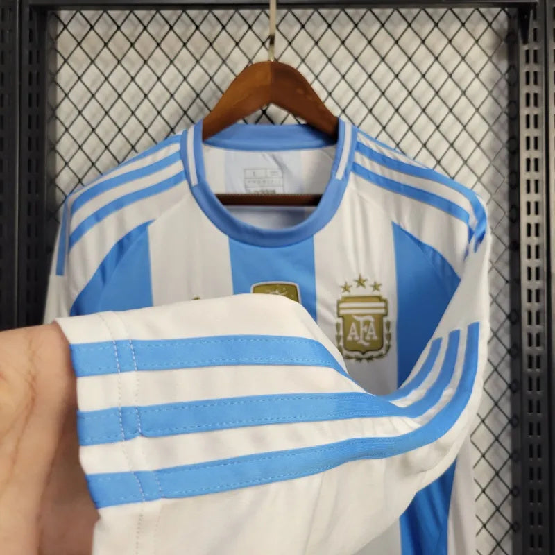 Jersey Argentina Manga Longa 24/25 Home