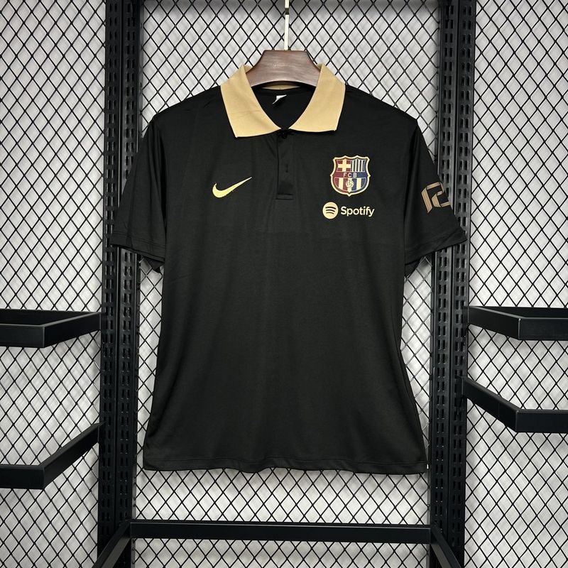 Jersey Barcelona Polo 24/25 - Preto