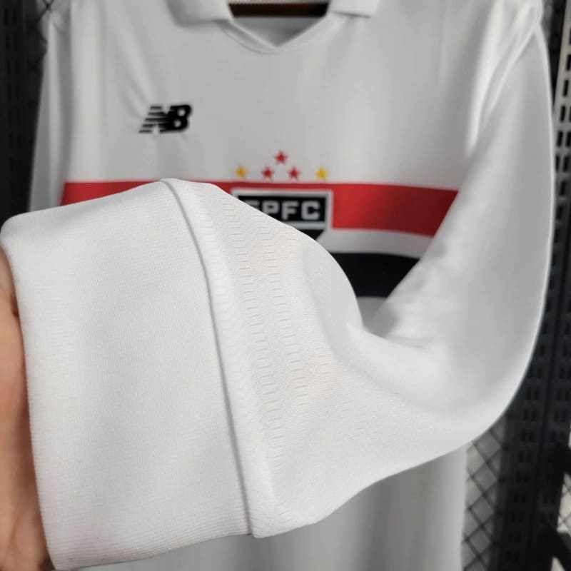 Jersey 24∕25 Manga longa São Paulo Branco