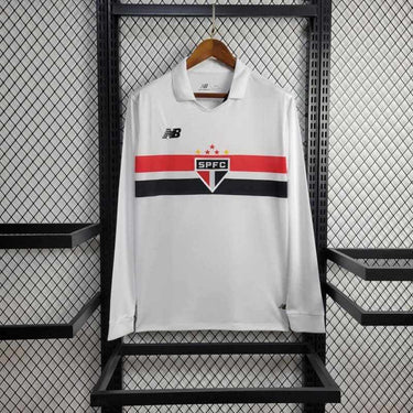 Jersey 24∕25 Manga longa São Paulo Branco