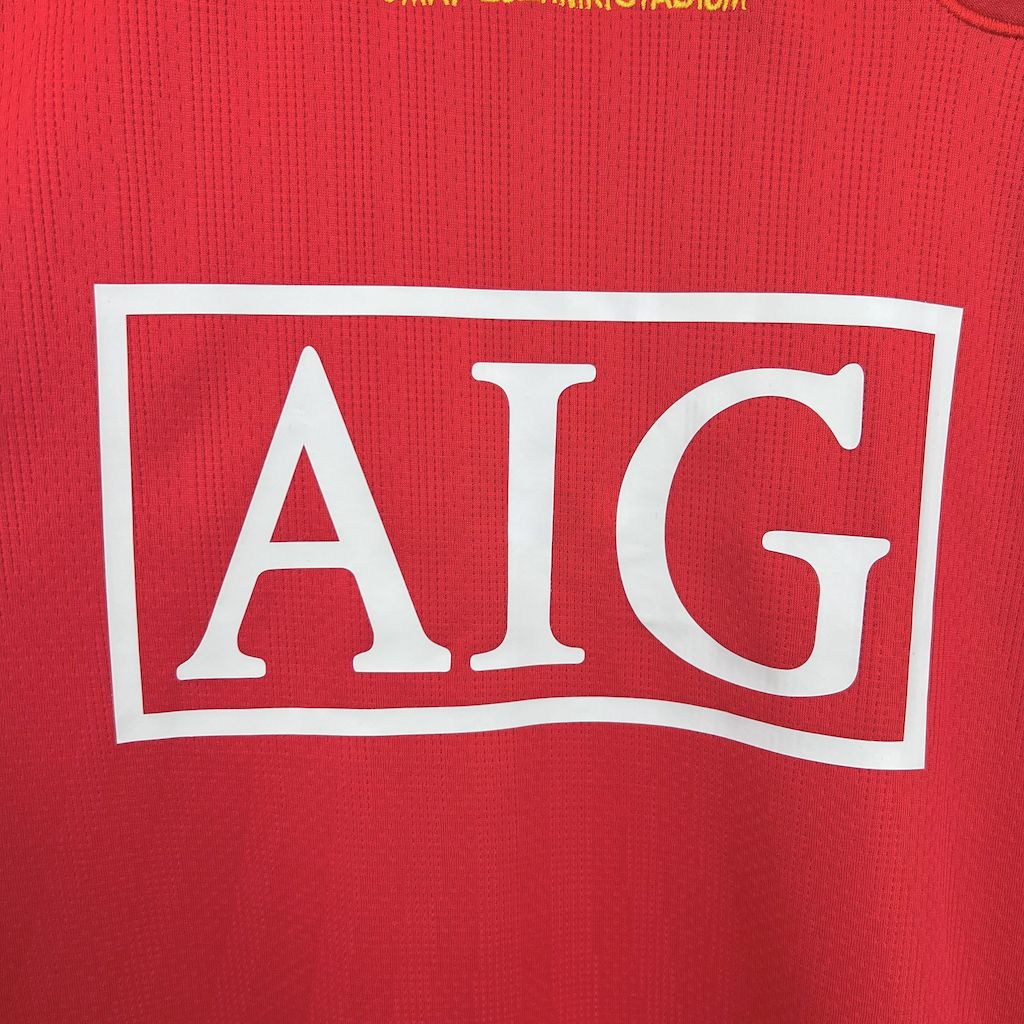 Jersey do Manchester United Long sleeveRetrô 2007/08 Home UCL