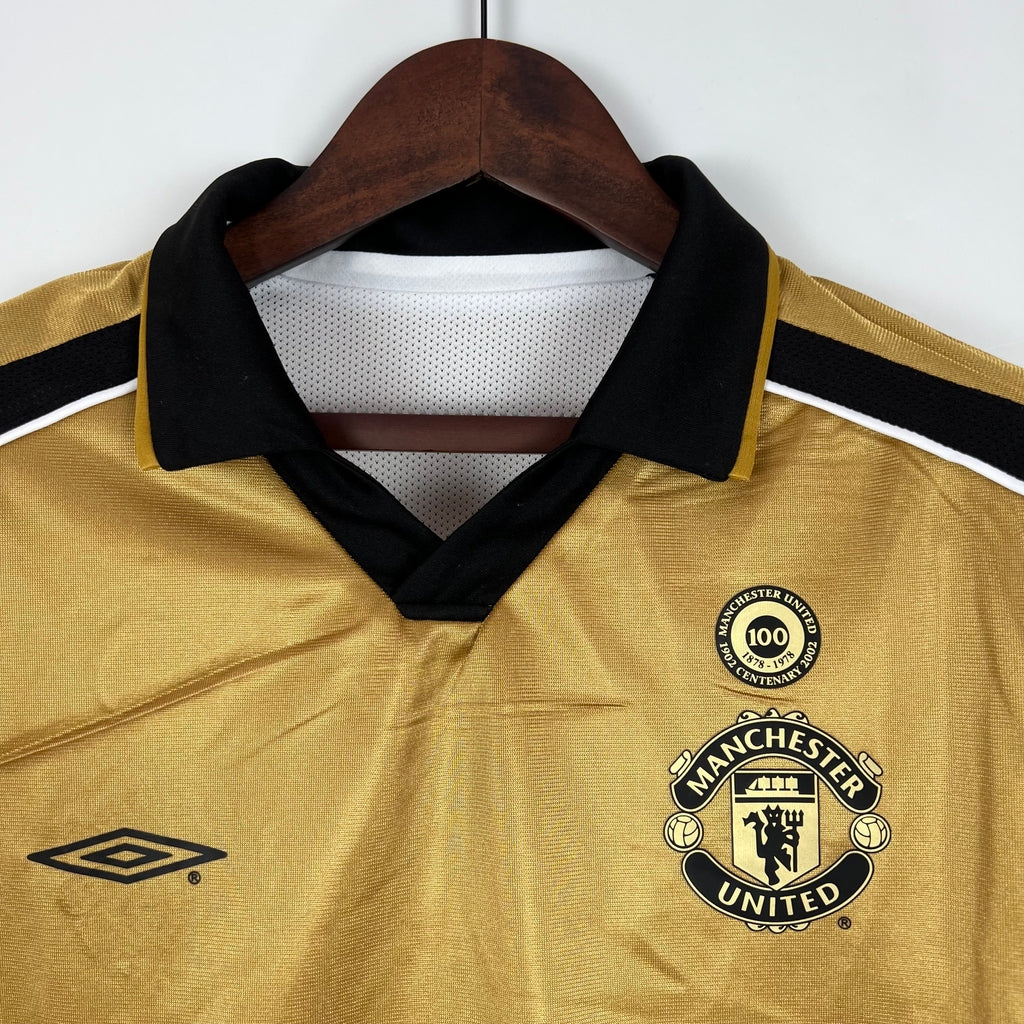 Jersey Retrô Manchester United Edição 100 Anos, Dupla Face