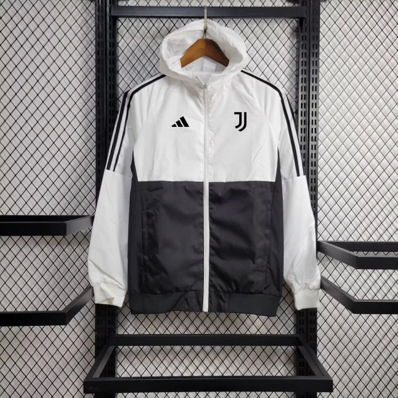 Windbreaker Juventus 24/25 - Branco e Preto